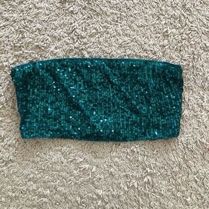 BNWOT Crop Bandeau Tube Top